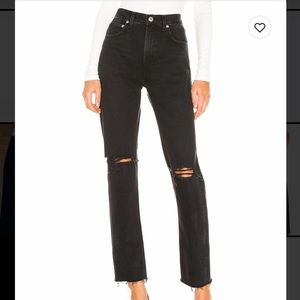 Agolde Cherie High Rise Straight in Distortion